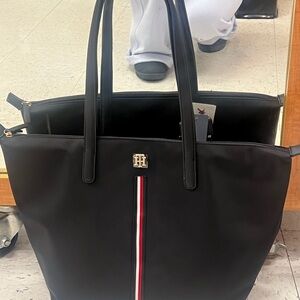 Tommy Hilfiger Black Tote Bag